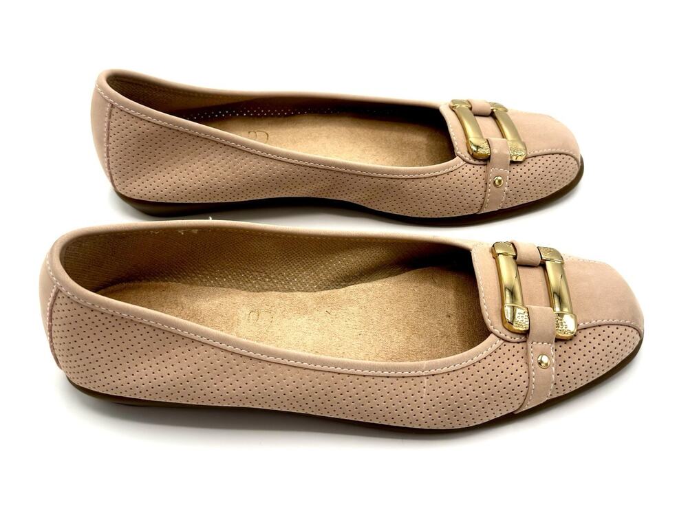 Aerosoles Ballet Flats Sherbet2 Shoes Size 8.5 Nude Blush 90s Y2K Comfortable